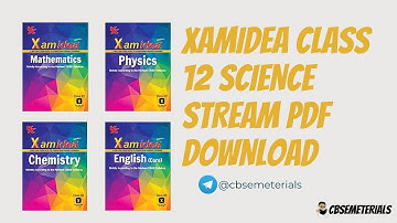 Xam idea Class 12 All Subject Question Bank PDF | Xam idea Science Stream PDF