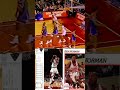 NBA Classic 32 | Ken Norman Hand Switching Lay-Up Around Patrick Ewing | NY @ LAC - 1/29/91