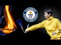 Most Matches Lit By Nunchucks In One Minute - Guinness World Records