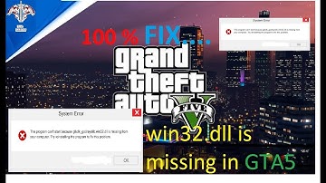 How To Fix win32 .dll File Missing Error in GTA 5/GTA V - Epic Games Store Version - [Step By Step]