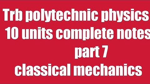 part 7 mathematical methods / Trb polytechnic complete 10 units notes