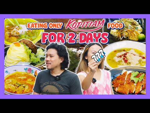 Eating only New Kopitiam food for 48 hours Food Finders Singapore S5E8