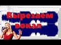 Как вырезать вокал из песни. Простой способ