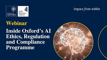 Inside the AI Ethics, Regulation and Compliance Programme