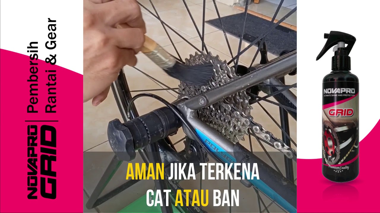 Novapro Grid - Cairan Pembersih Rantai Sprocket Drivetrain - YouTube