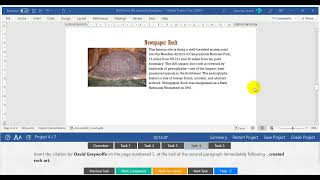 MOS Word 365/2019 (MO -100) - Exam 2 - Project 4 (100%) - GMetrix