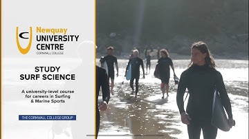 Study Surf Science @ Newquay University Centre Cornwall College