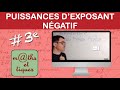 Utiliser les puissances dexposant ngatif  troisime