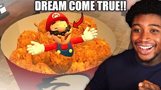 Fast Food Wars Smg4 Mario Works At Kfc