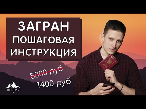 ЗАГРАНПАСПОРТ. Как оформить, госуслуги и мфц, документы (2020)