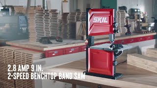 2.8 Amp 9 In. 2-Speed Benchtop Band Saw Bw9501