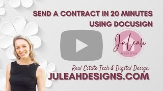 Send a Contract in 30 Minutes with DocuSign