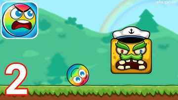 Ball Adventure Ball Bounce - Gameplay Walkthrough Part 2 Level 11 - 20 Rainbow Ball ( iOS, Android )