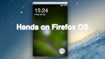 Firefox OS Hands on