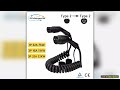 IEC62196 Type 2 to Type2 EV Charging Cable Spiral 16A32A 7KW 11KW 22KW 5M Extension Electric Vehicl