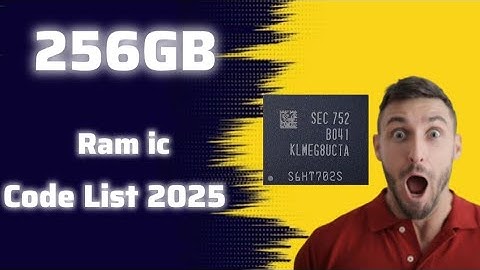 256GB RAM IC Code List 2025 | Fake vs Real Mobile RAM Ka Asli Raaz | Scrap Teardown Test