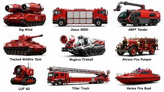 Every Unique Firefighting Vehicle Explained