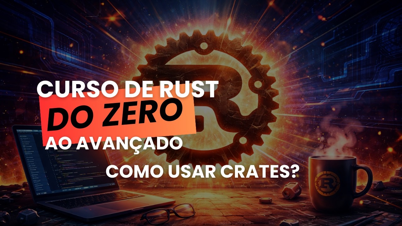 Aula 23 – Como usar crates | Curso Rust do Zero ao Avançado