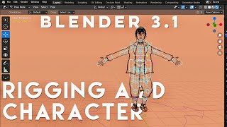 Rigging a 2D Character with the Grease Pencil || Learning Blender 2D