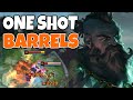 GANKPLANK but I build LETHALITY & CRIT so you die in ONE BARREL (I CRIT FOR OVER 2200) | 12.9