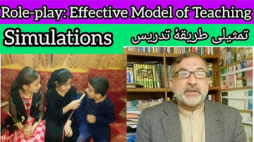 What is role-play or simulation model of teaching? What are it