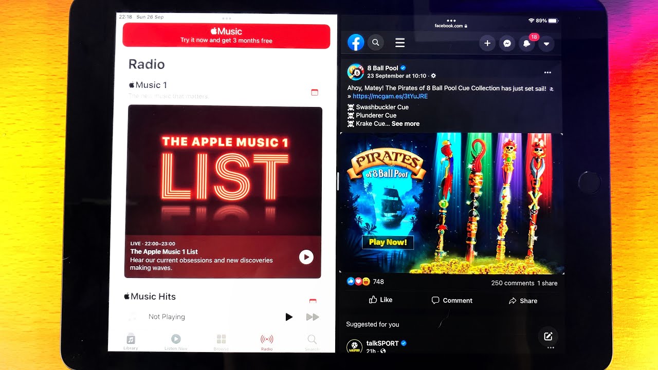 How To Split Screen on 2021 iPad 9! - YouTube