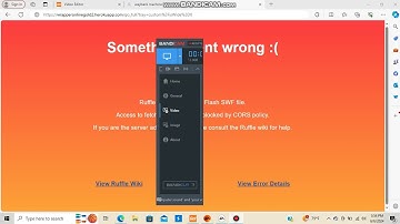 Wrapper Online video editor is not working for flash player