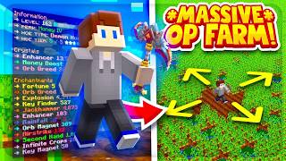BUILDING THE *BEST* SKYBLOCK STARTER MONEY FARM! | Minecraft | ML EP #1