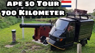 Ape 50 Holland Reise 700 Kilometer