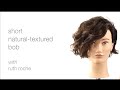 Short Natural Textured Bob