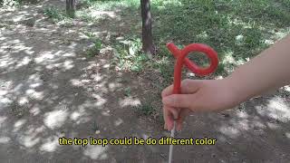how to install Electric Fence Temporary Galvanized Steel Pigtail Post