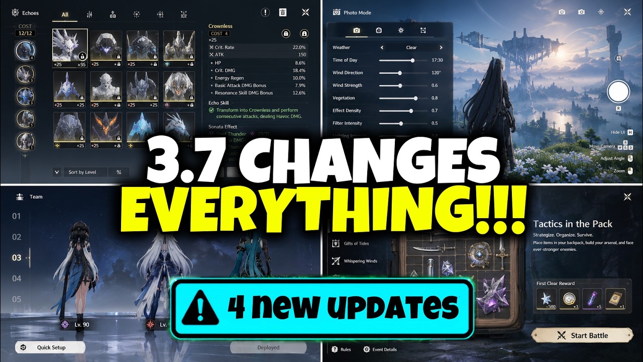 JUST IN! KURO IS FIXING THE ECHO INVENTORY IN 3.7!!! + CAMERA