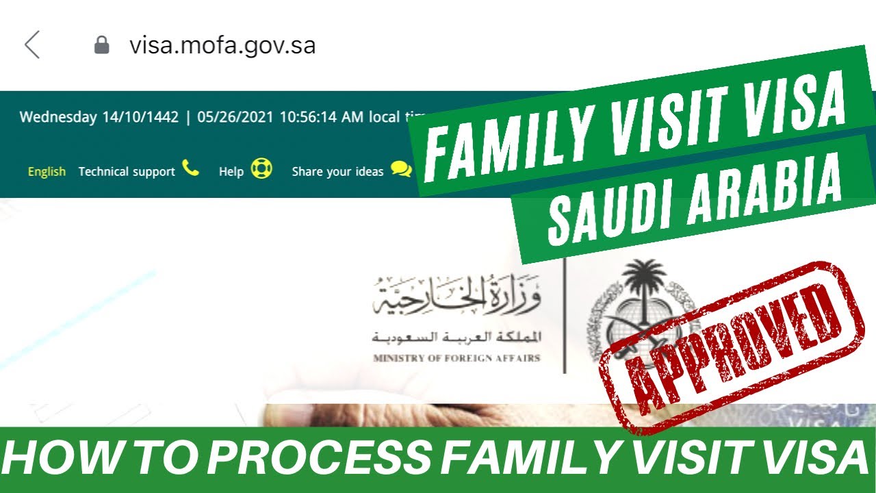 Family Visit Visa Saudi Arabia Paano magprocess ng Saudi Family Visa