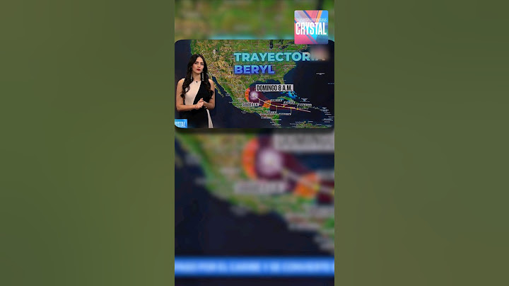 Esta es la trayectoria del huracán “Beryl” | Shorts | Crystal Mendivil