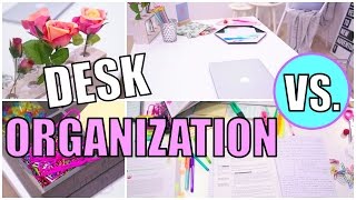 How to clean and organize your desk!