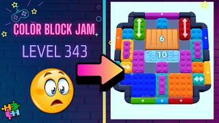 Color Block Jam - Level 343 - Solution Walkthrough