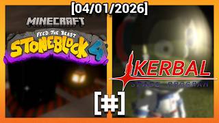 FTB Stoneblock 4 Auto-crafting & KSP Start for Artemis II ! | Full Stream VOD [04/01/2026]