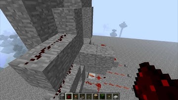 Minecraft redstone Tutorial: Seven segment display with clock Part 1