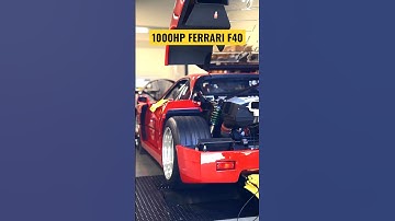 Ferrari F40 1000HP dyno tuning!