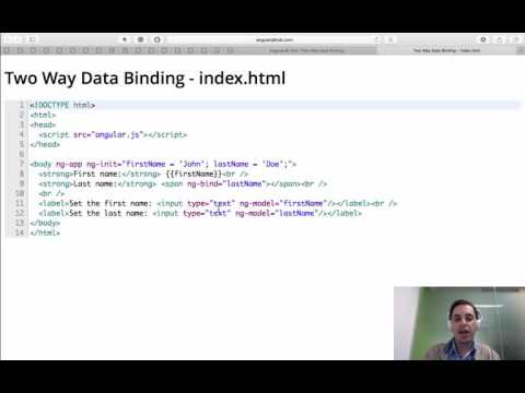 Angular 1 - Parte 1 - Comunicação Bidirecional com o AngularJS