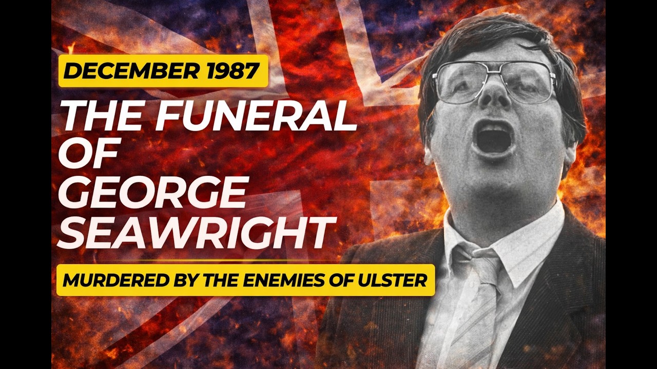 Похороны политика-лоялиста Джорджа Сирайта — декабрь 1987 г. — убит ирландскими республиканцами