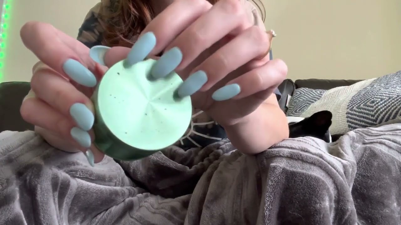 *ASMR420* "ASMR 420 smoke sesh with bong - glass tapping  and whispering"