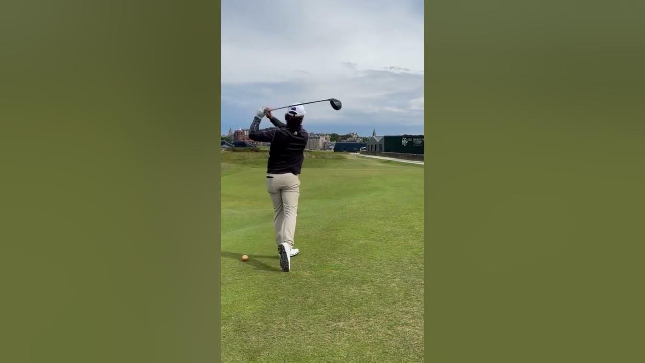 2022 Asia Pacific Amateur Champion Harrison Crowe Driver Swing at St ...