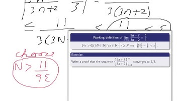 Section 1.6, part 10 Convergence of an infinite sequence and an example