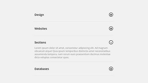 Удивительный Аккордеон с Использованием HTML, CSS и JQuery