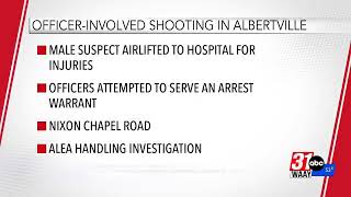 Man airlifted to the hospital after officer-involved shooting in Albertville