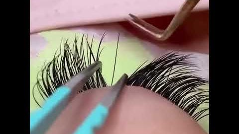 How to graft a single eyelash 2