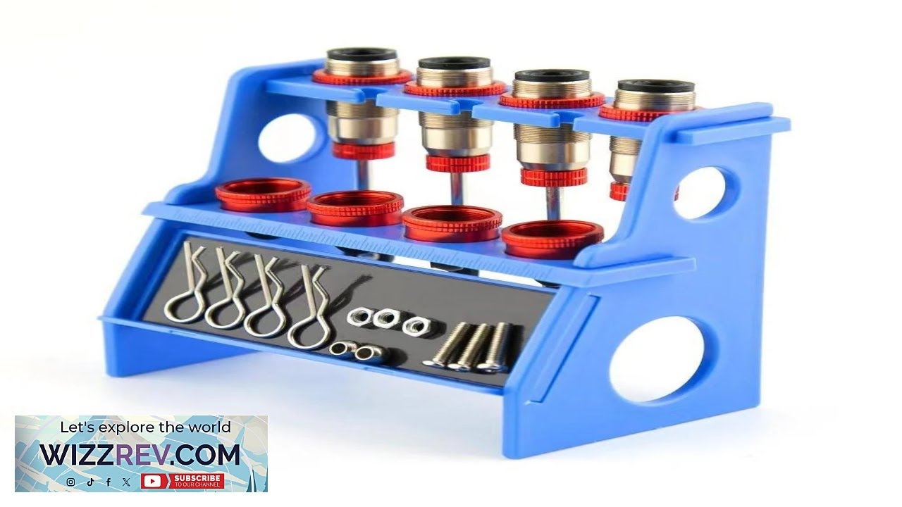 RC Cars Shock Absorber Damper Pits Stand with Magnetic 36218 Mount Screw Review