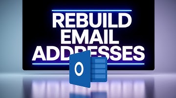 How to rebuild Mail Address Autocomplete in Outlook