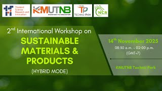 [Re-Run] 2nd International Workshop on SUSTAINABLE MATERIALS & PRODUCTS (SMP’25)